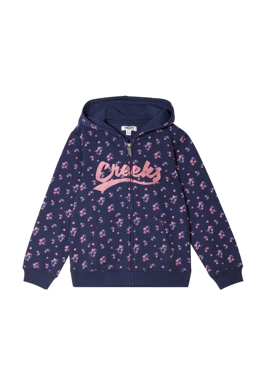 

Толстовка Creeks AMERICAN INSPIRATION FASHION COOL EASY MIT REISSVERSCHLUSS UND KAPUZE, Bleu Marine/Dark Blue