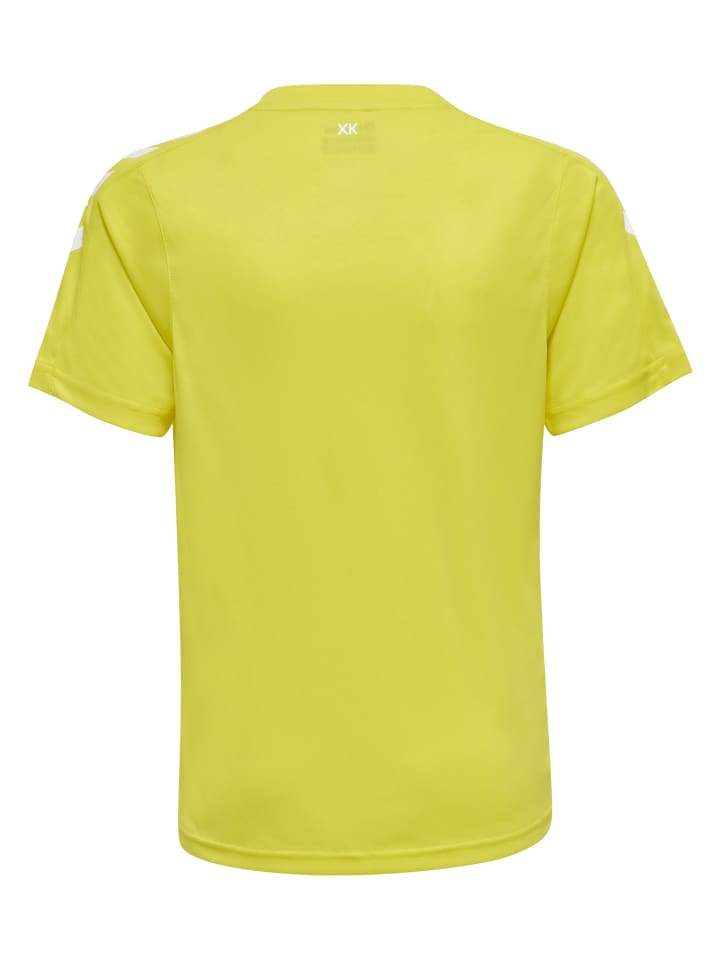 Hummel Футболка Hmlcore kids ярко-желтого цвета — фото 2