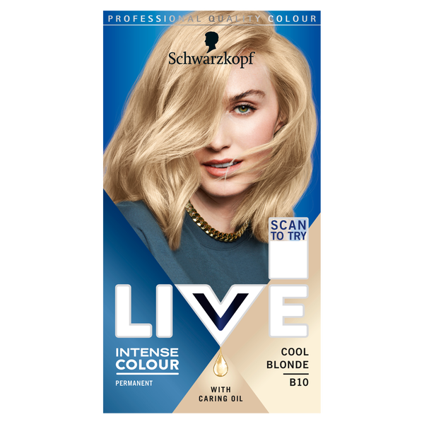 

Краска для волос b10 холодный блонд, 1 упаковка. Live Intense colour, цвет b10 cool blonde