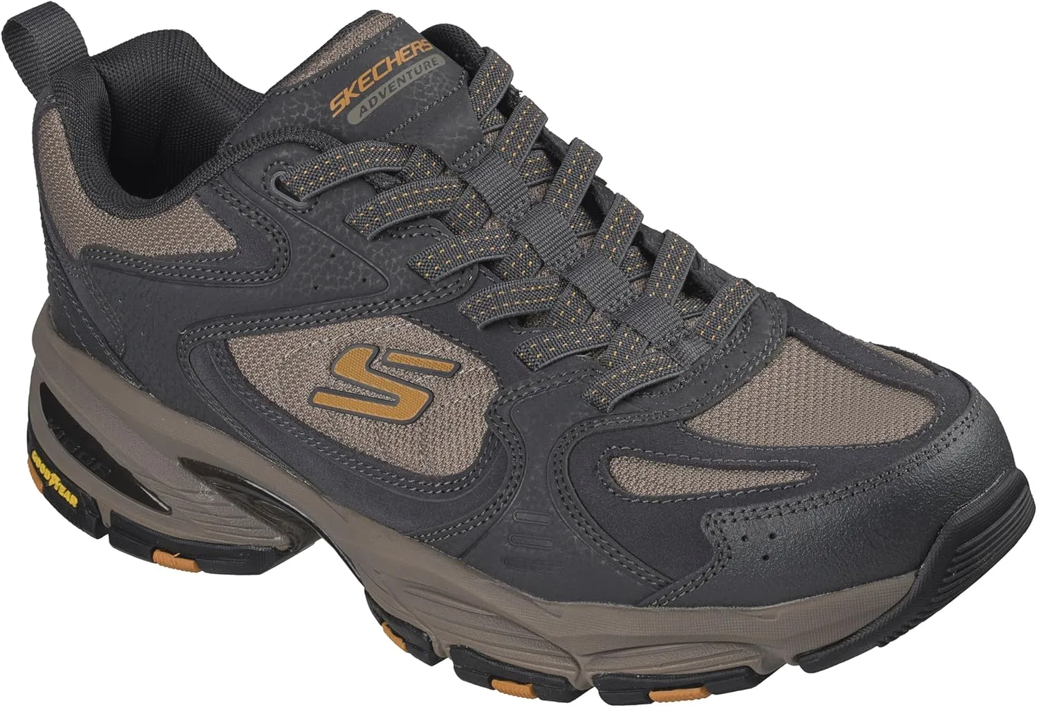 Мужские кроссовки Skechers Vigor 3.0 Taestro, Dark Grey Gold. — фото 4