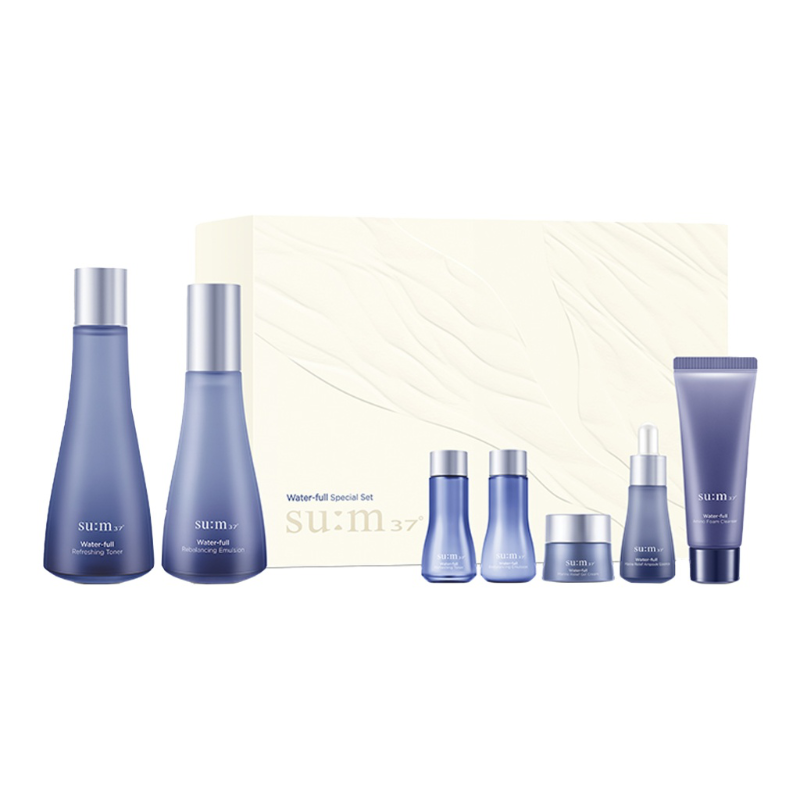 

SU:M37° Su m37° blue buff water ripple набор для ухода за кожей увлажняющий, питающий и очищающий 2