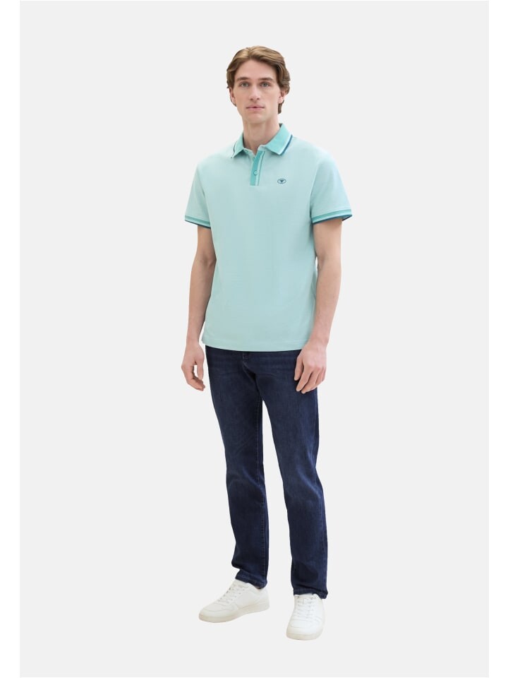 

Поло Tom Tailor Poloshirt, светло-синий