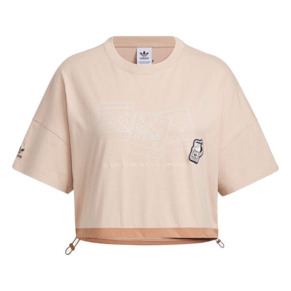 

Футболка оригиналы x yu nagaba короткая футболка Adidas, розовый