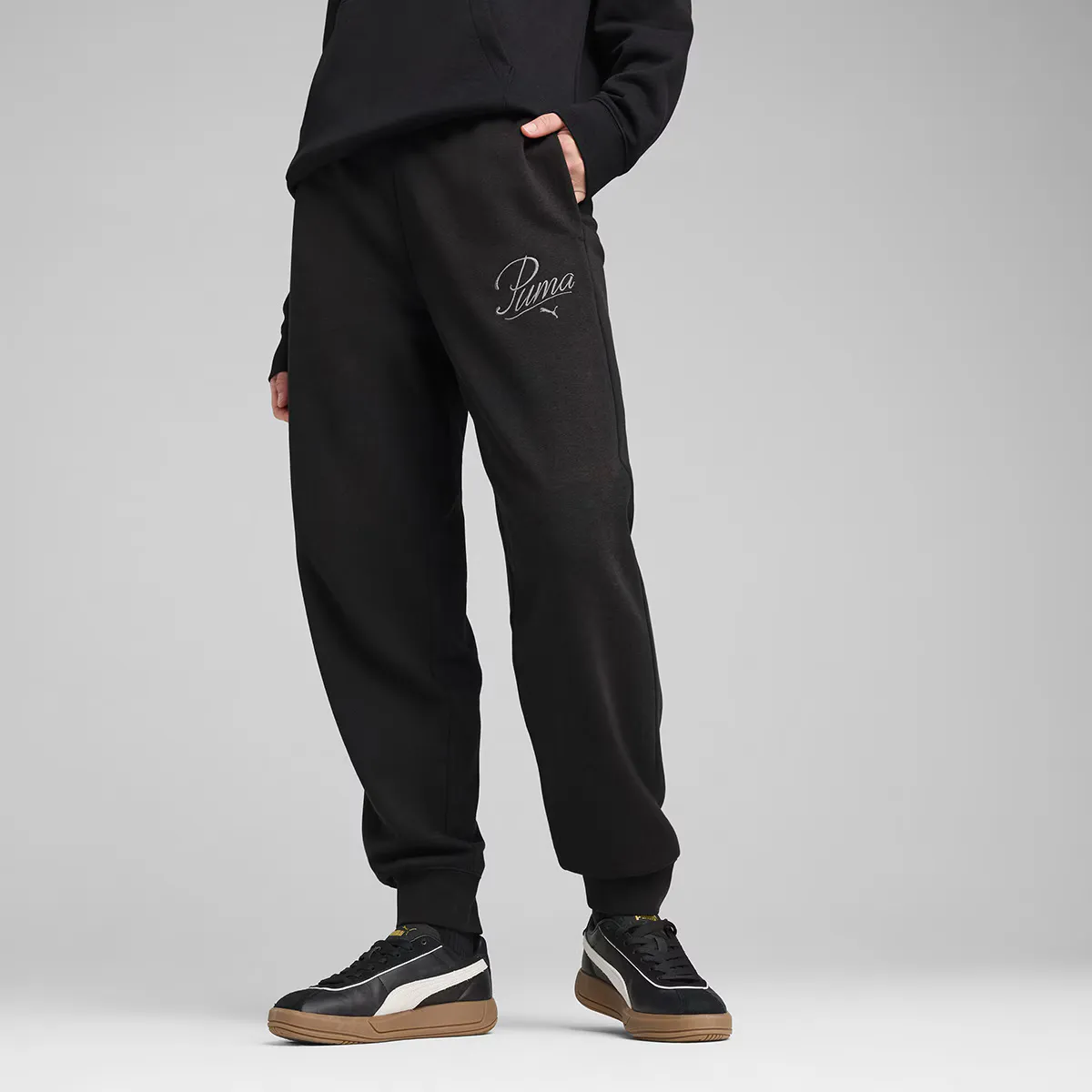 

Puma ESS SCRIPT Comfort спортивные штаны TR cl женские длинные брюки, черный