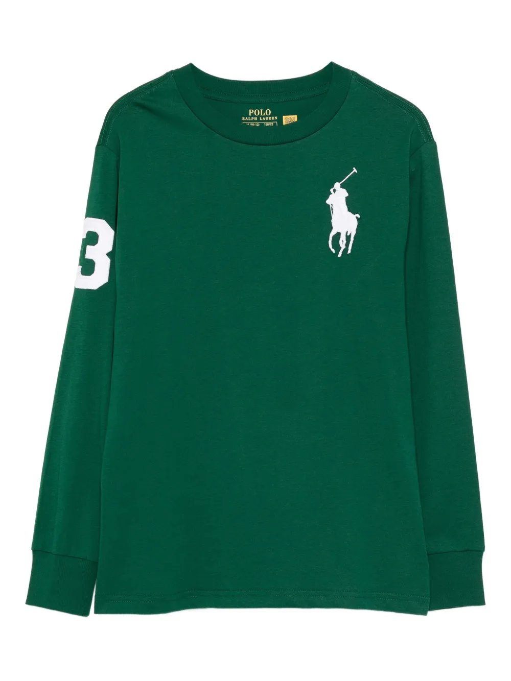 

Футболка с логотипом Polo Ralph Lauren Kids, зеленый