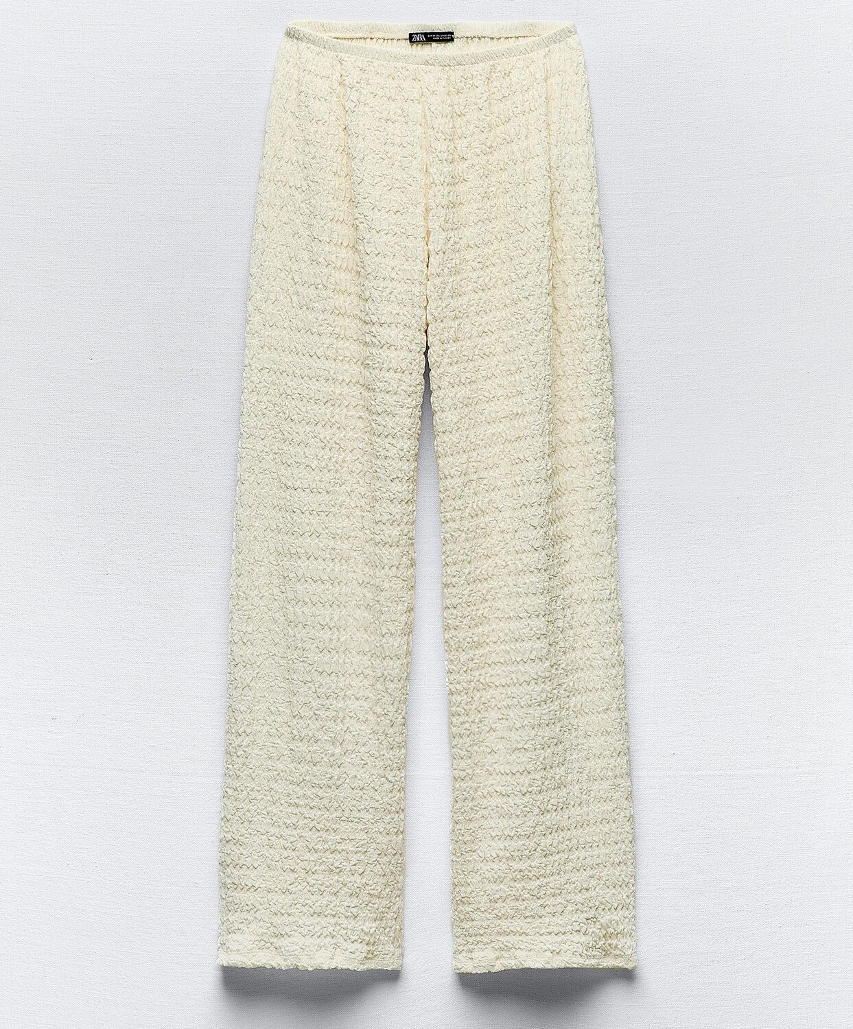 

Брюки Zara Textured, белый