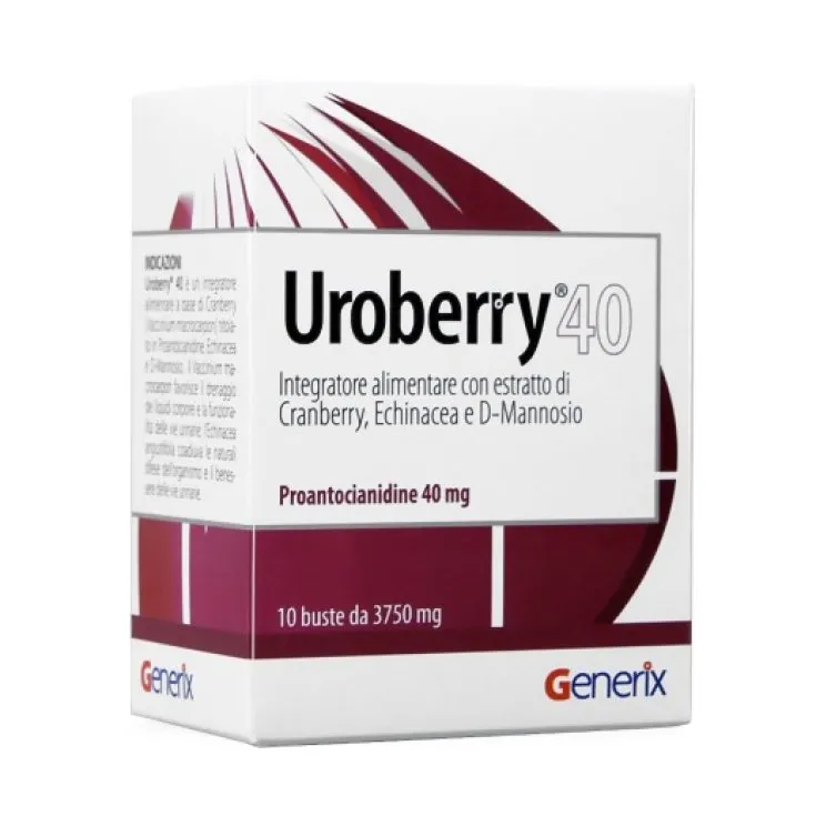 

Uroberry 40 10 пакетиков для здоровья мочевыводящих путей Difass