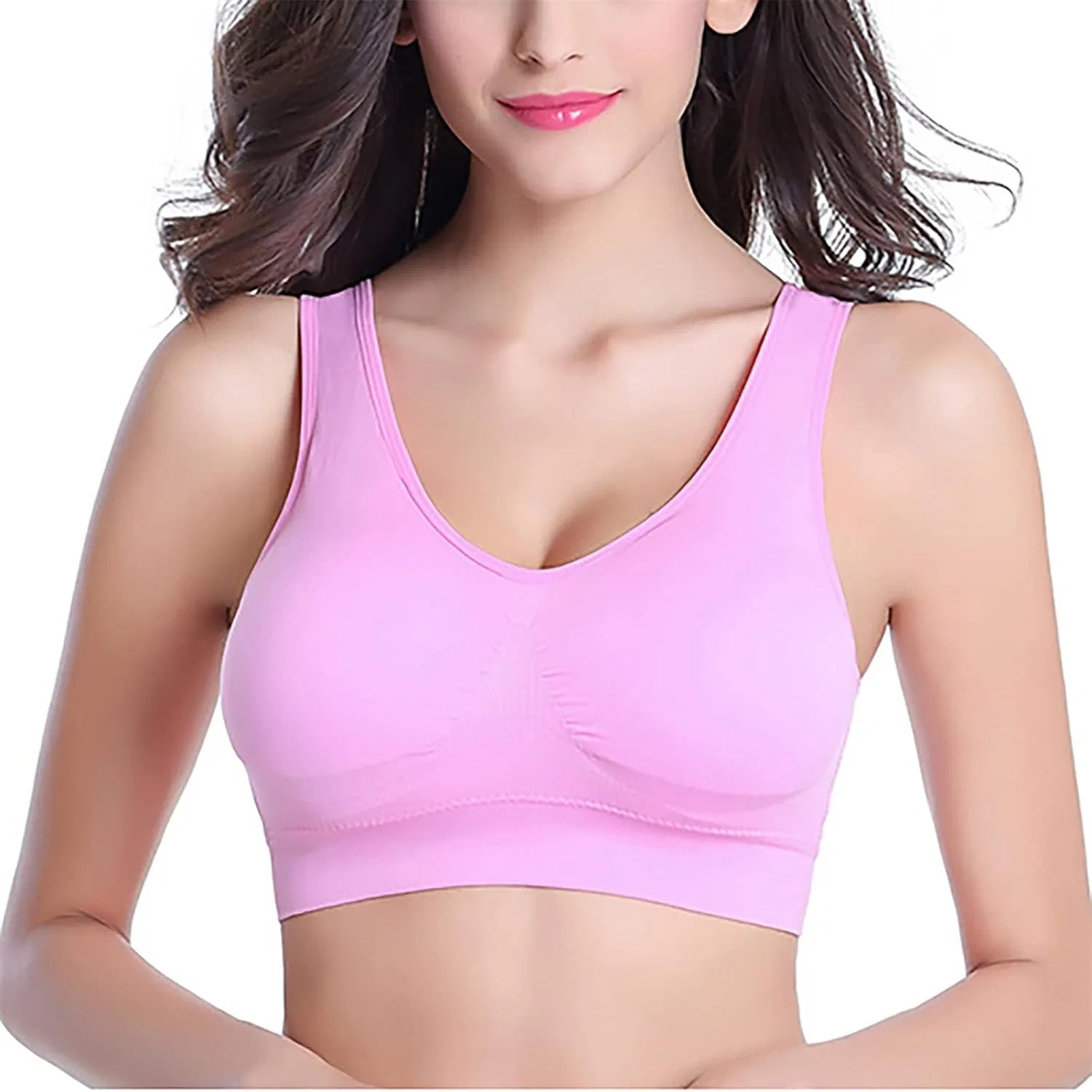 Спортивный бюстгальтер Breathable Cool Liftup Air Bra, розовый