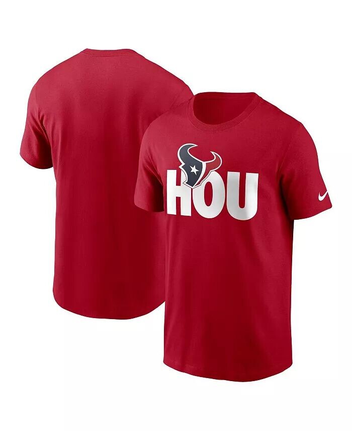 

Мужская красная футболка Houston Texans Local Essential Nike