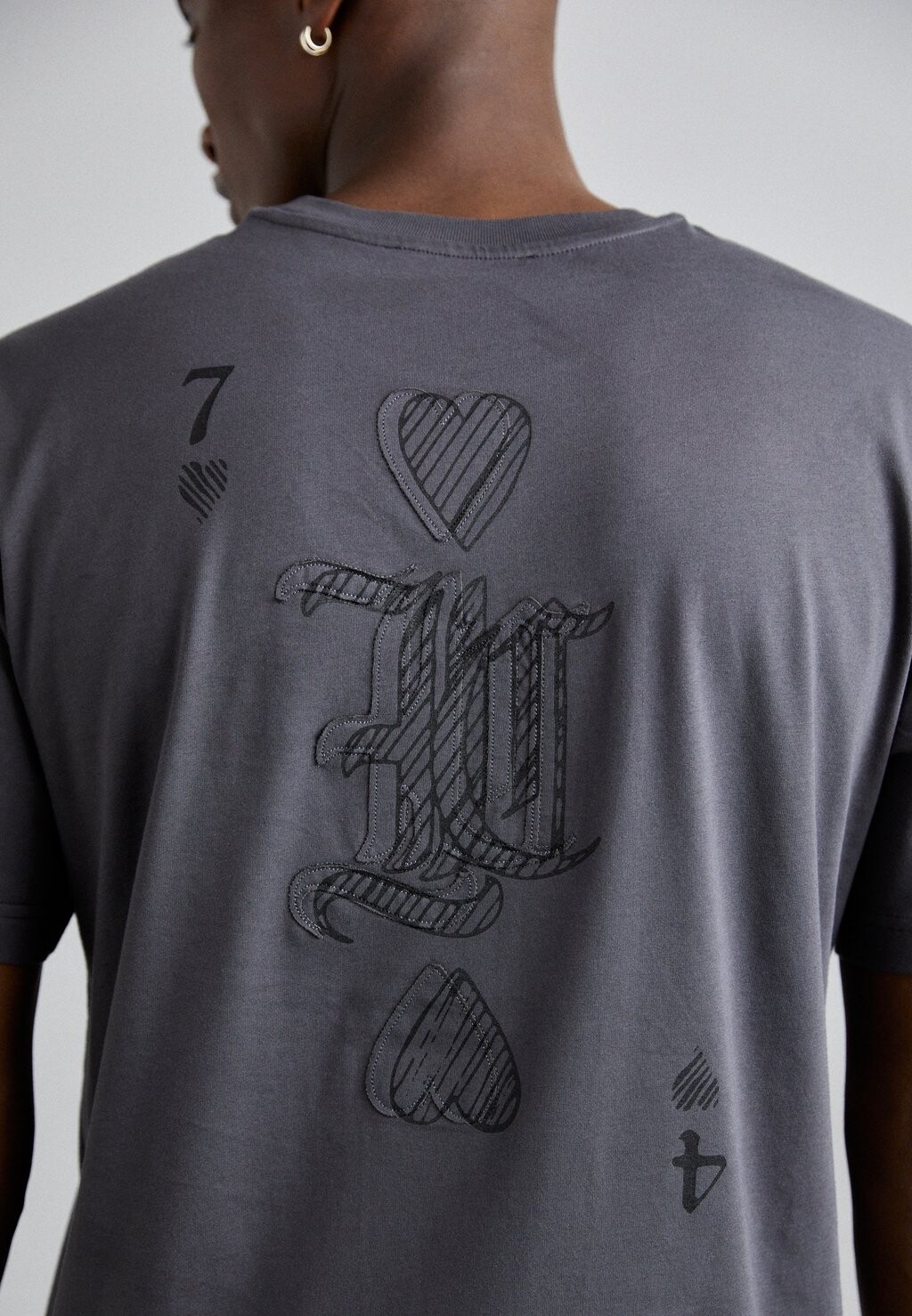 

Футболка с принтом Iceberg, антрацит