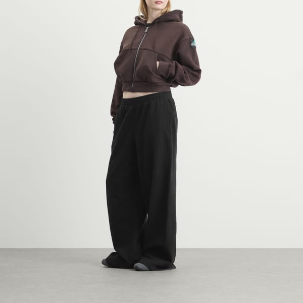 Толстовка Adidas Originals Equipment Cropped, кофейный — фото 4