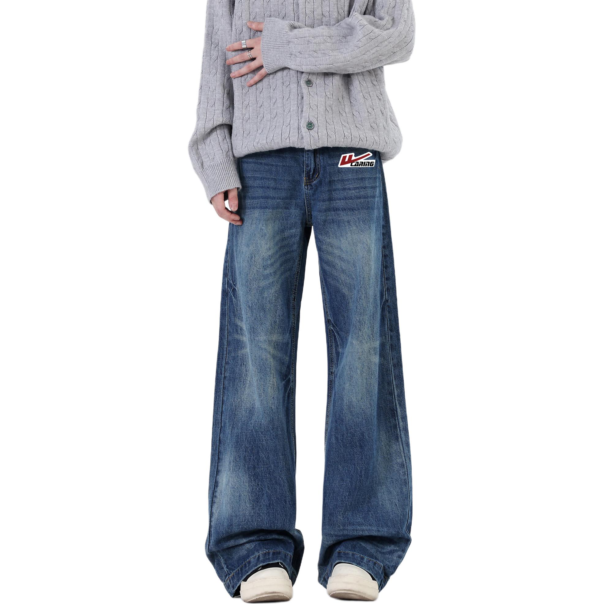 

WARRIOR Джинсы Unisex Blue DIY Badge Moderate Straight Fit