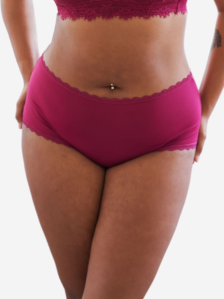 

Трусы SugarShape High-Panty Basic, бордо