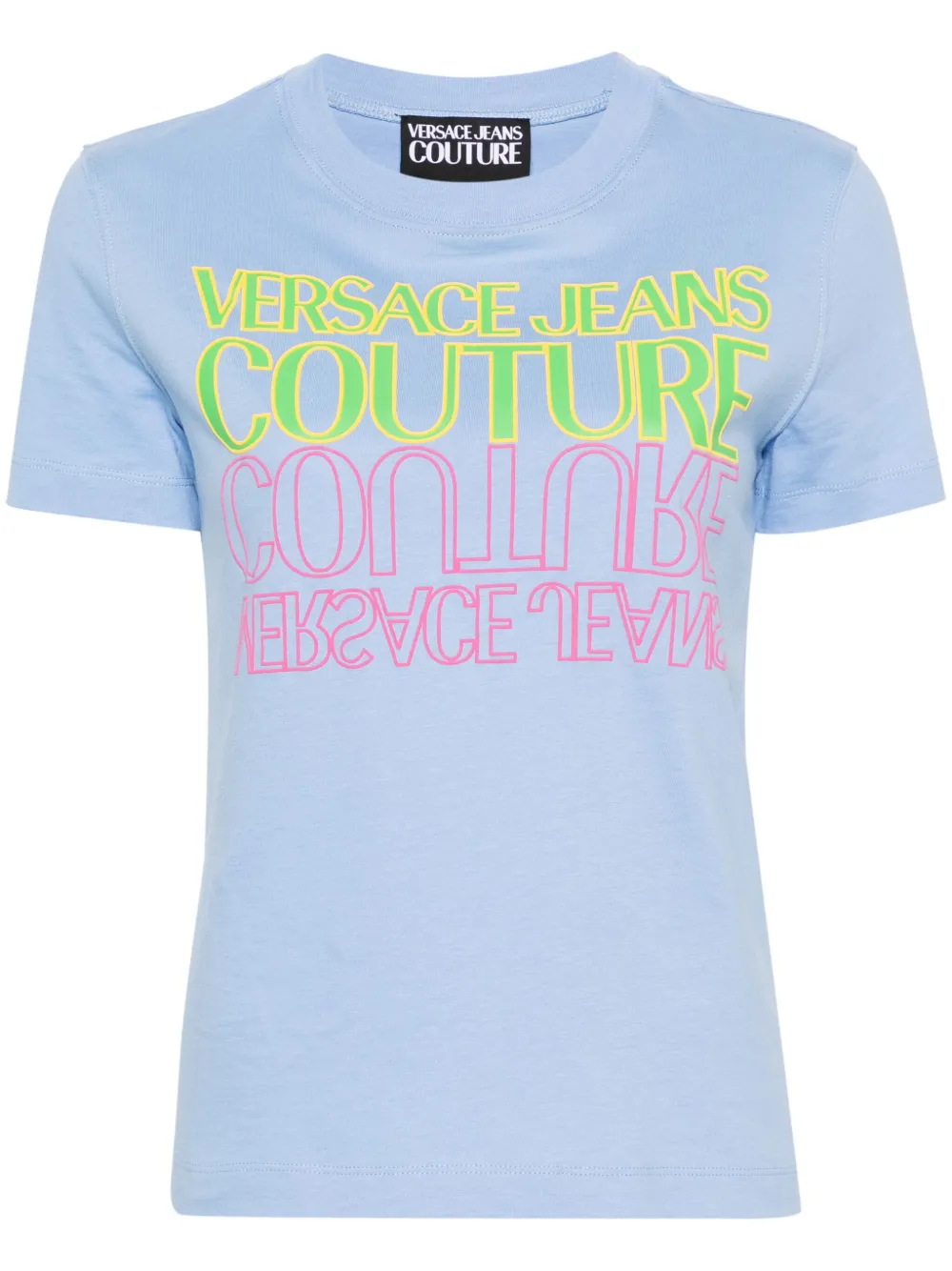 

Футболка с логотипом Versace Jeans Couture, синий