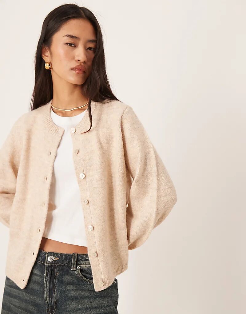 

Вила супермягкий трикотажный кардиган из натурального меланжа