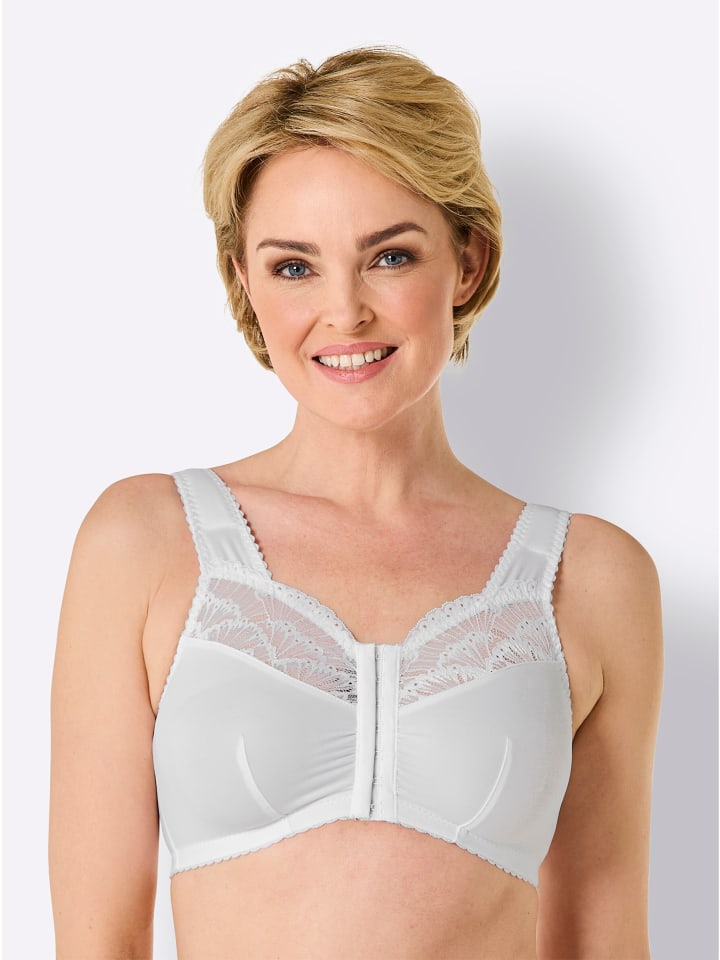 

Бюстгальтер с застежкой спереди без косточек, белый цвет WITT WEIDEN