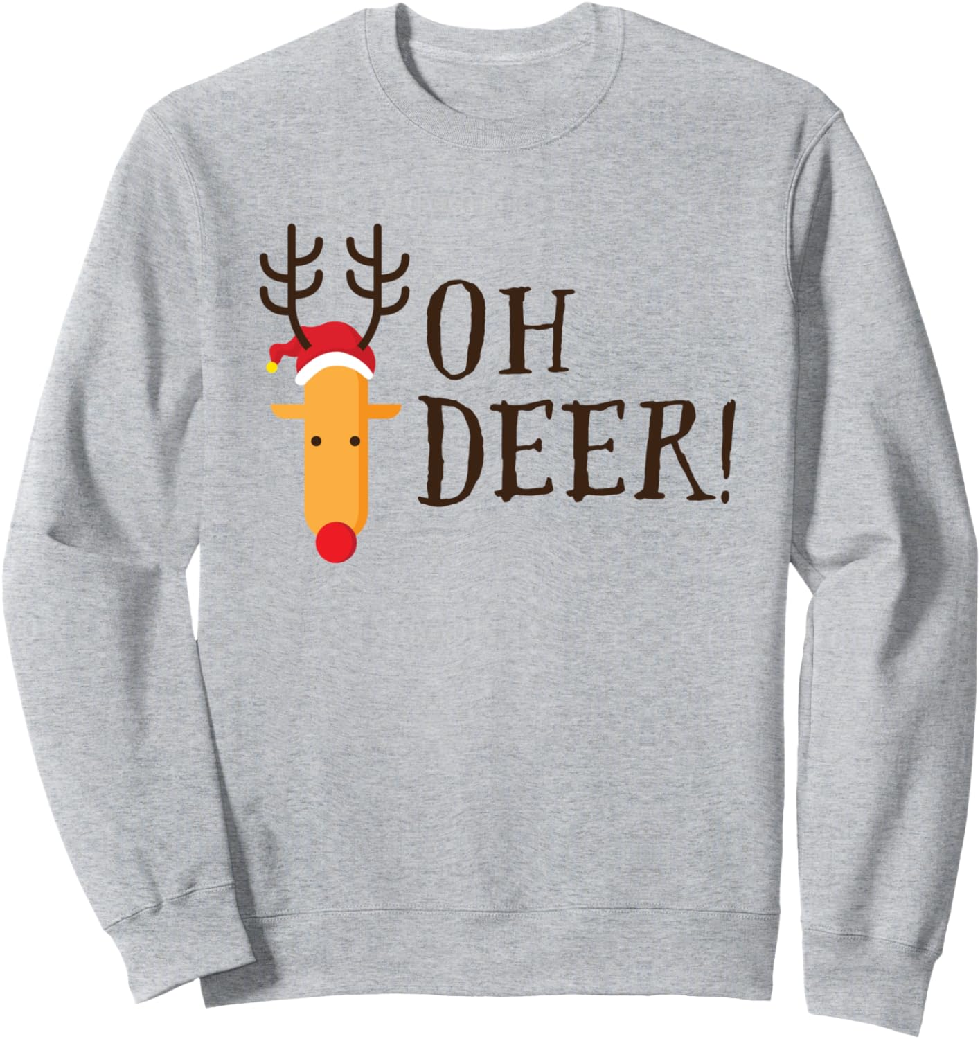 

Забавная рождественская толстовка с оленьими рогами и рождественским приколом My Christmas Holiday Clothing Gifts Shop, серый