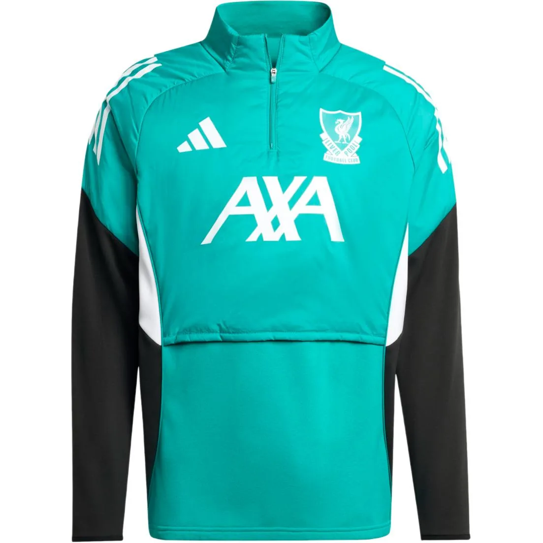 Толстовка Liverpool European Winterized 2025/26 Adidas, морской зеленый