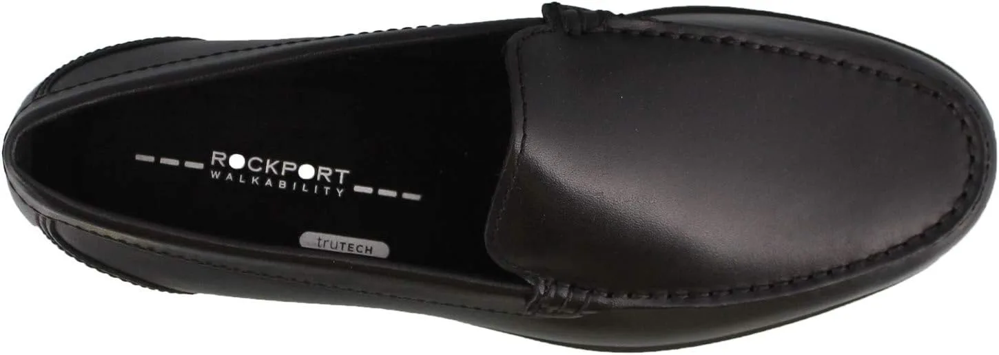 Мужские классические лоферы Rockport Classic Lite Venetian без шнурков, черный — фото 3