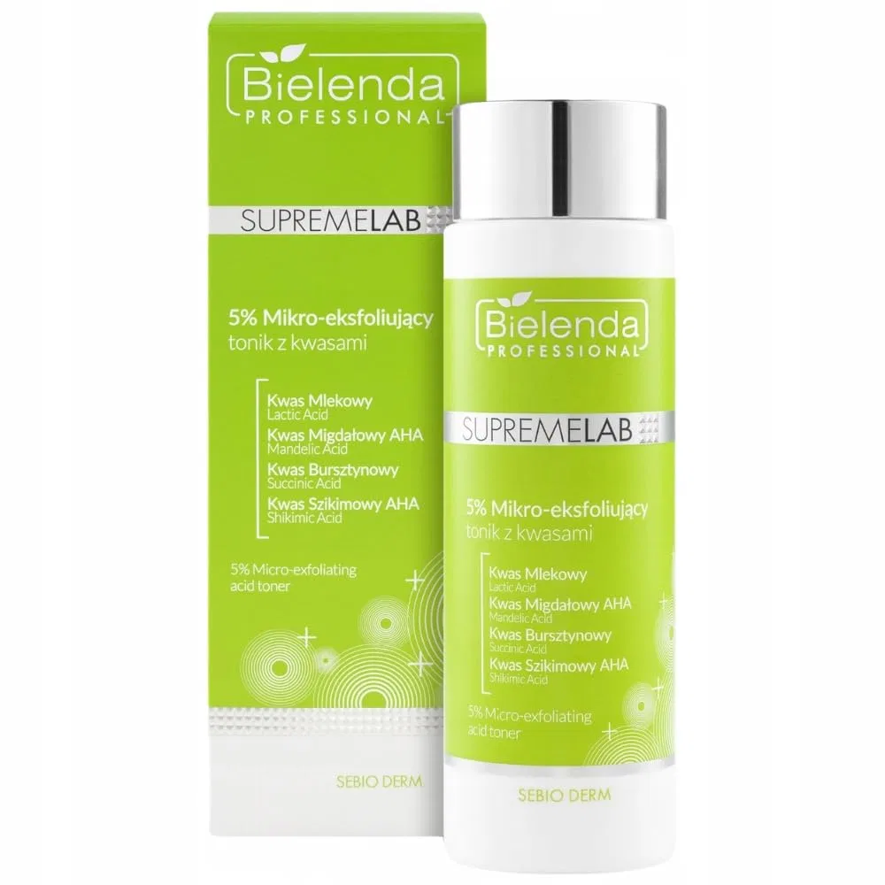 Тоник Bielenda — Микроотшелушивающий кислотный «Sebio Derm %» от Professional Supremelab
