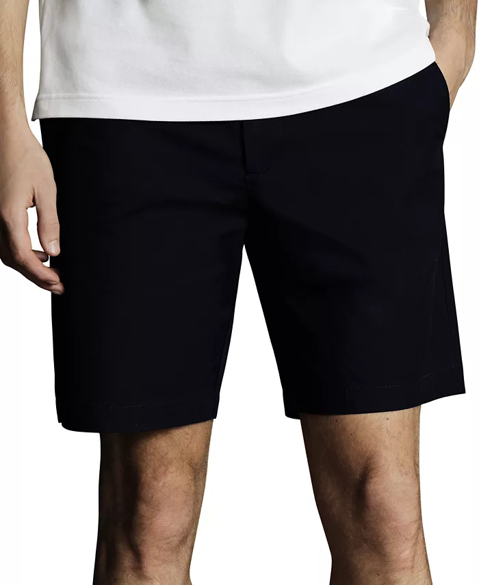 

Мужские укороченные шорты 9" Slim-Fit с эффектом растяжки Charles Tyrwhitt, синий