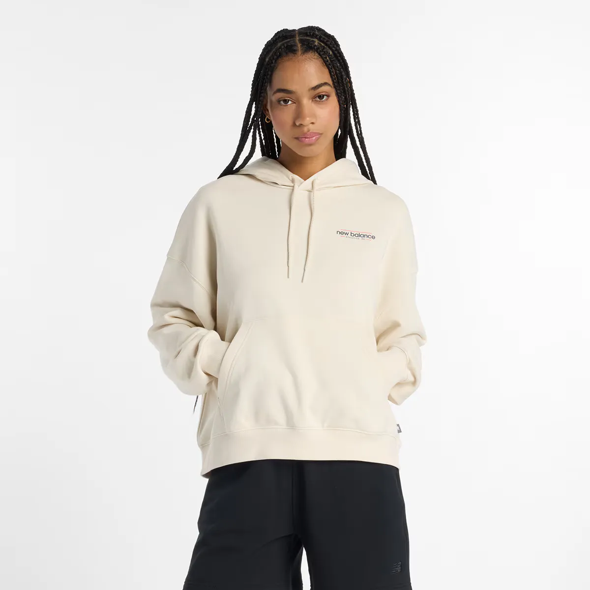 

Женская толстовка WT51917LIN New Balance, бежевый