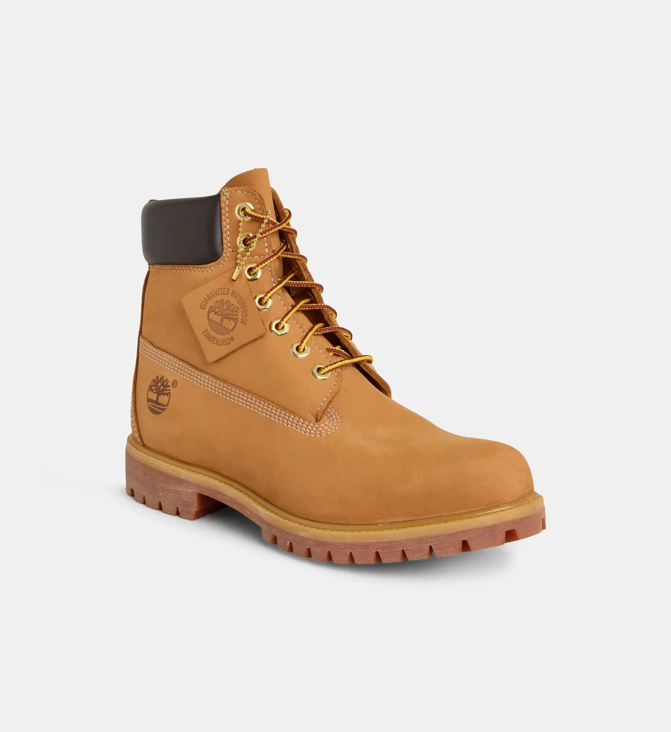Ботинки Timberland премиум нубук, культовые, коричневый — фото 2