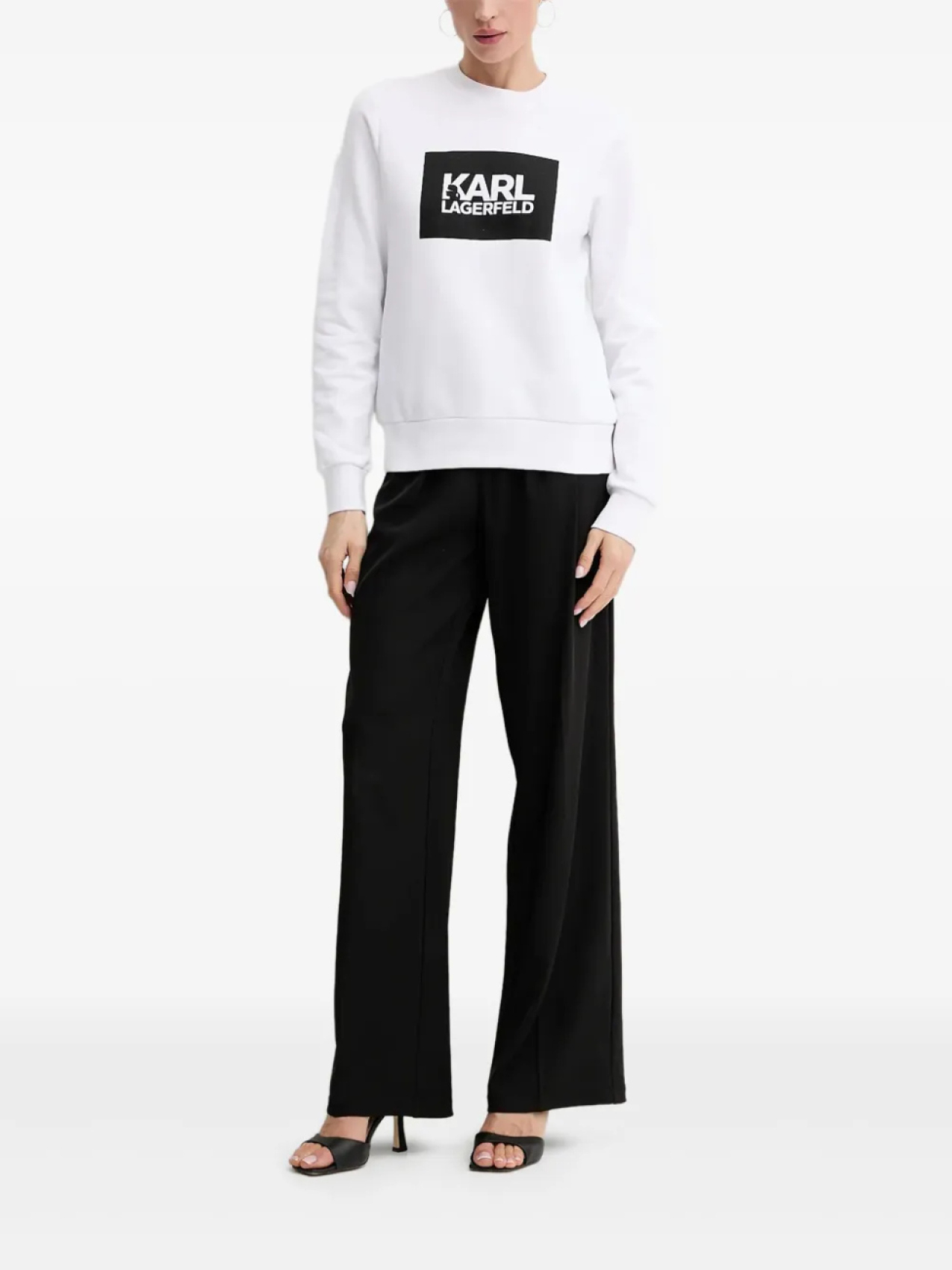 

Толстовка с логотипом Karl Lagerfeld, белый