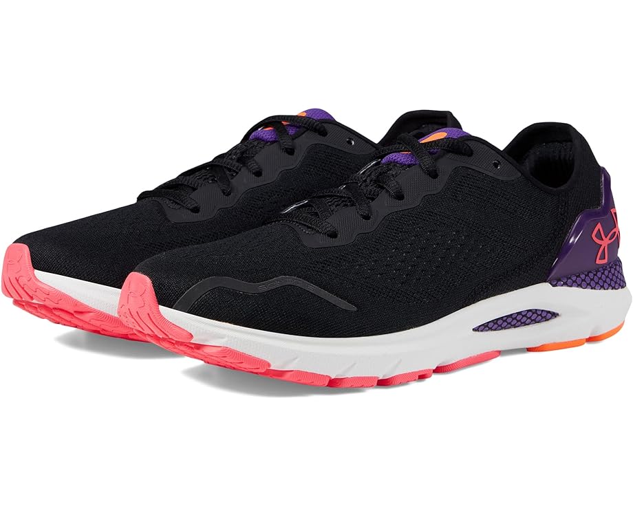 

Кроссовки Under Armour Hovr Sonic 6, цвет Black/Galaxy Purple/Pink Shock