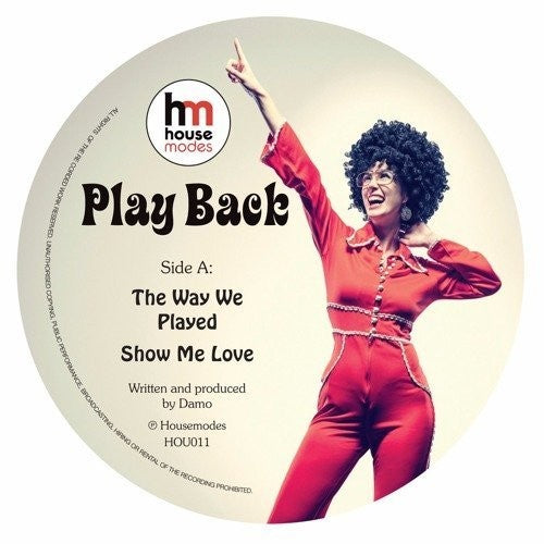 

Сингл 12" Damo: Play Back Ep