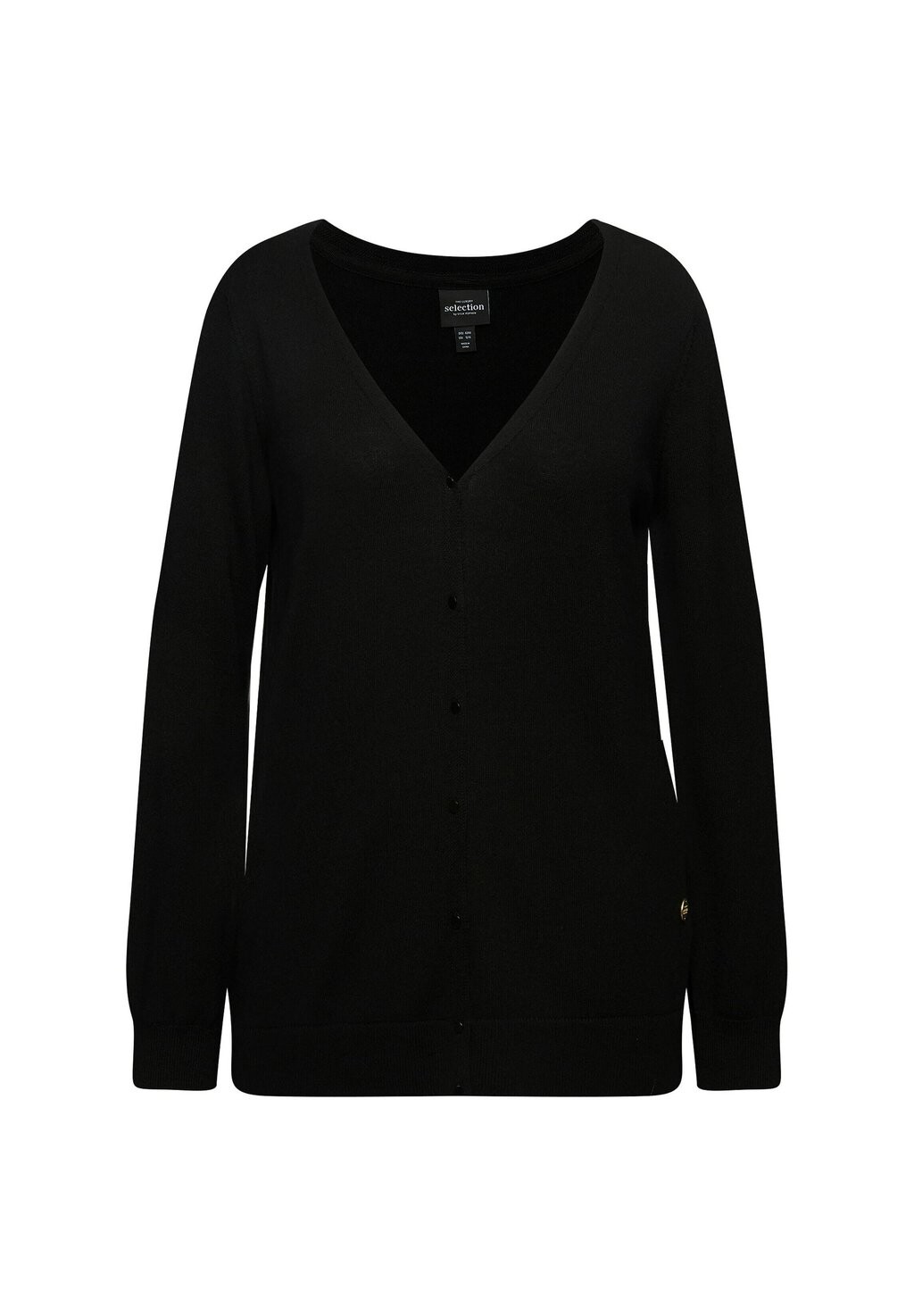 

Кардиган LONG SLEEVE V-NECK Ulla Popken, черный