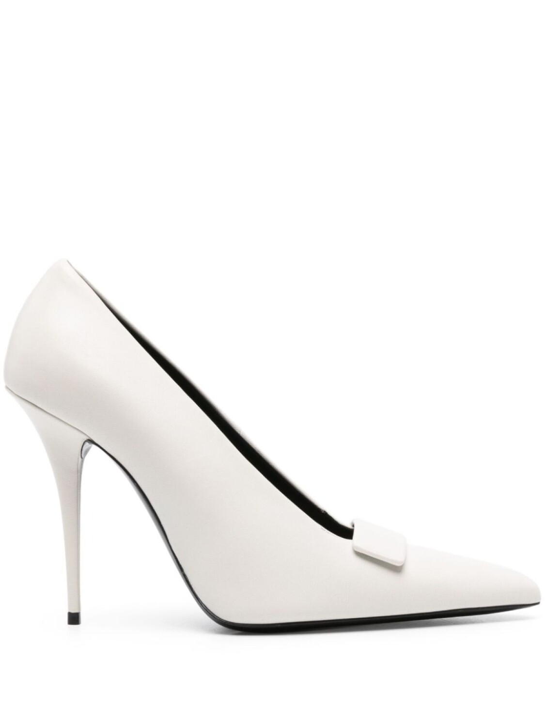 

Saint Laurent туфли Kayla 110 с заостренным носком, белый
