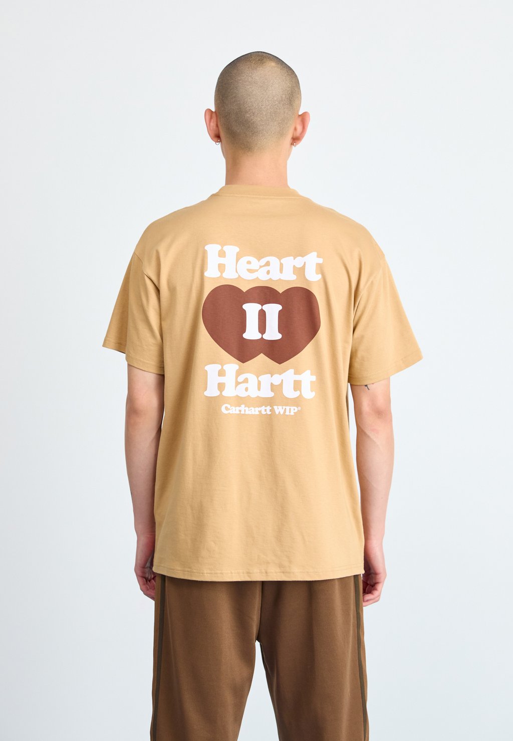 

Футболка с принтом HEART II Carhartt WIP, светло-коричневый
