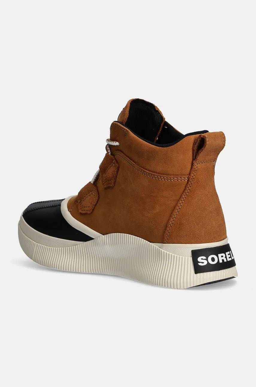 Ботинки Sorel OUT N ABOUT IV CLASSIC W зимние замшевые, коричневый — фото 4