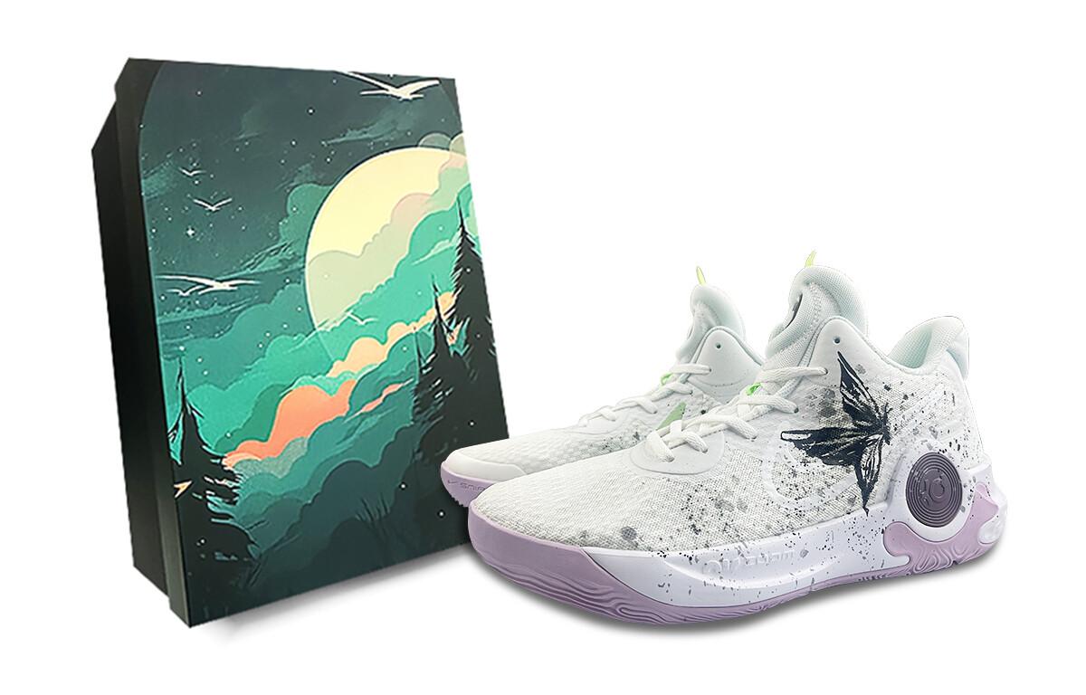 

Кроссовки Nike KD Trey 5 IX Vintage Basketball Shoes Unisex Mid-top Black/purple, белый