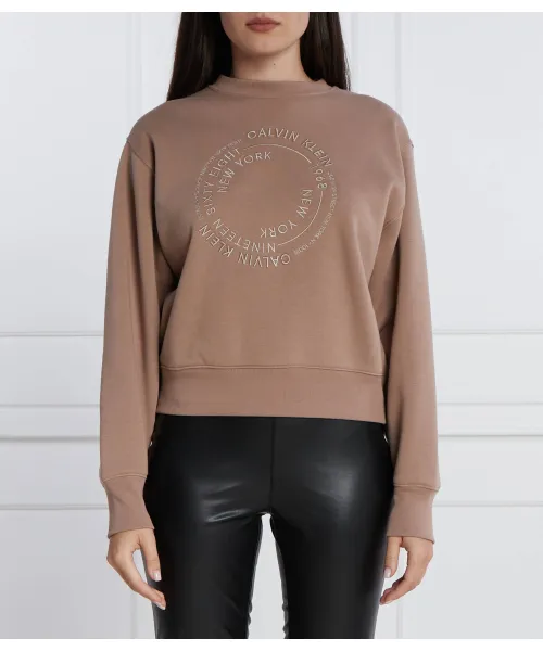 

Толстовка Regular fit Calvin Klein, коричневый