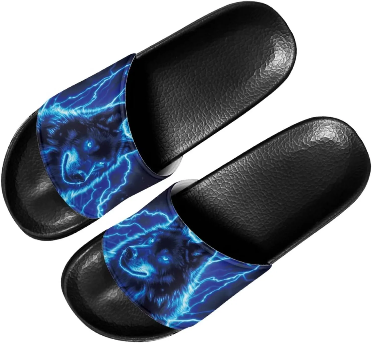 Сланцы для мужчин с нескользящей подошвой, открытый носок, легкие в уходе, комфортная посадка, для пляжа и повседневной ходьбы Ocwfudsx — фото 3