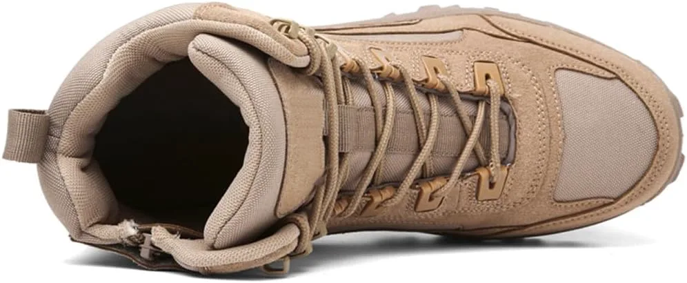 

Мужские тактические ботинки, пустынные водонепроницаемые ботинки на щиколотке для улицы, рабочие защитные и походные ботинки Suwequest