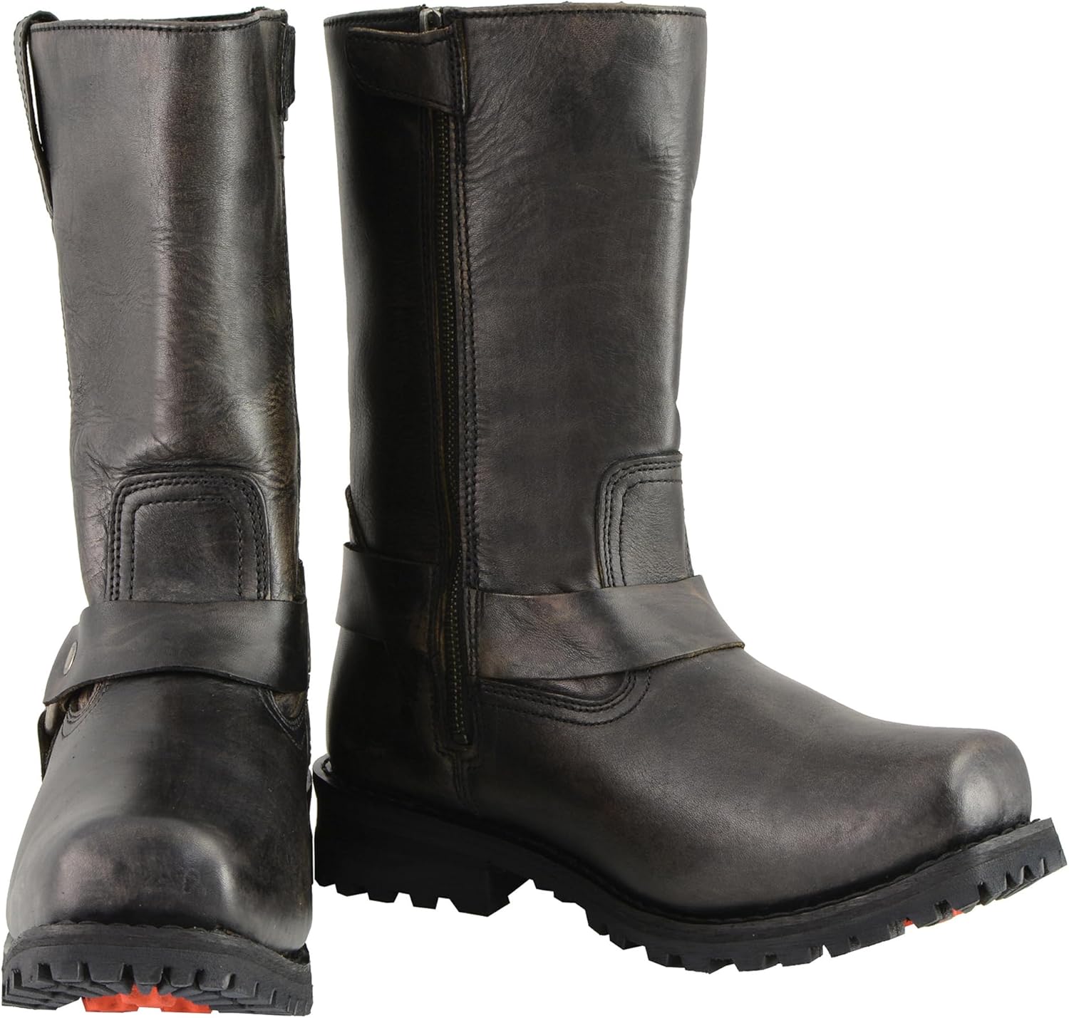 Мужские водонепроницаемые ботинки Milwaukee Leather с 11-дюймовым голенищем, квадратным носком и широкой колодкой, коричневый — фото 2