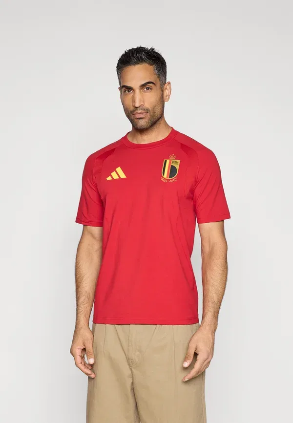 Футболка Adidas Performance Belgium Tiro Tech National Team Wear, командный красный