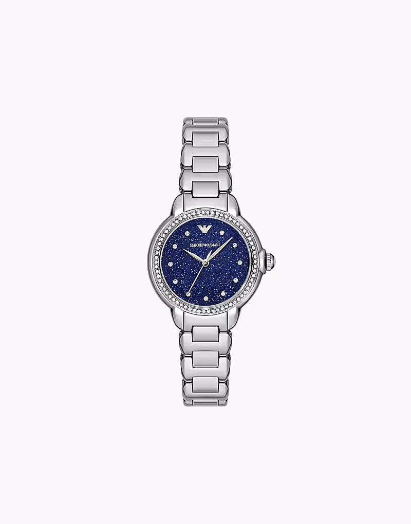 

Женские часы Emporio Armani с тремя стрелками, нержавеющая сталь, ar11630, серебристый цвет