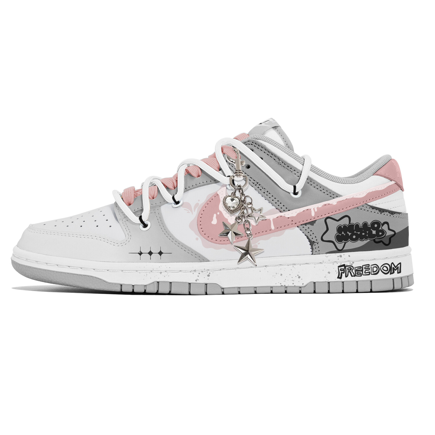 

Кроссовки Nike Dunk Skateboard Shoes Unisex Low-Top Pink, белый, Розовый, Кроссовки Nike Dunk Skateboard Shoes Unisex Low-Top Pink, белый