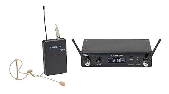 

Микрофон Samson Concert 99 Frequency-Agile UHF Wireless Earset Mic System - D Band (542–566 MHz)