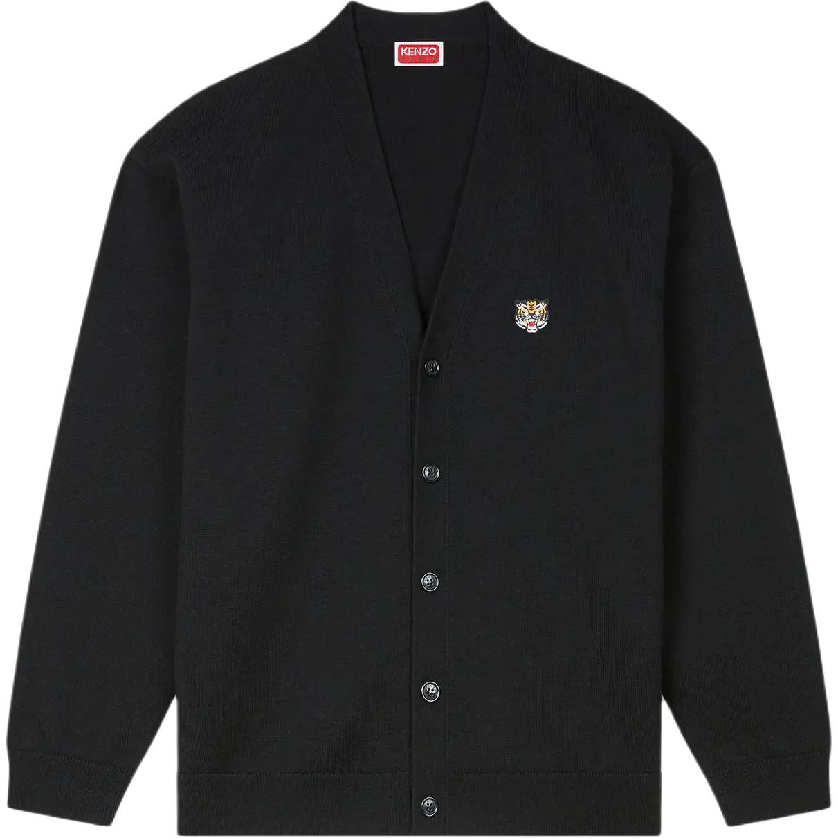 

Вязаный кардиган Lucky Tiger KENZO, черный