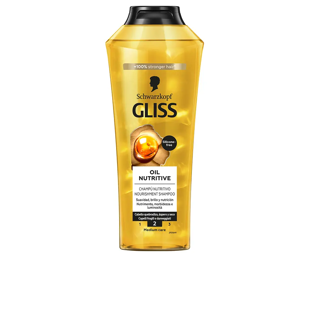 

Шампунь Gliss oil nutritive champú Schwarzkopf Mass Market, 400 мл.
