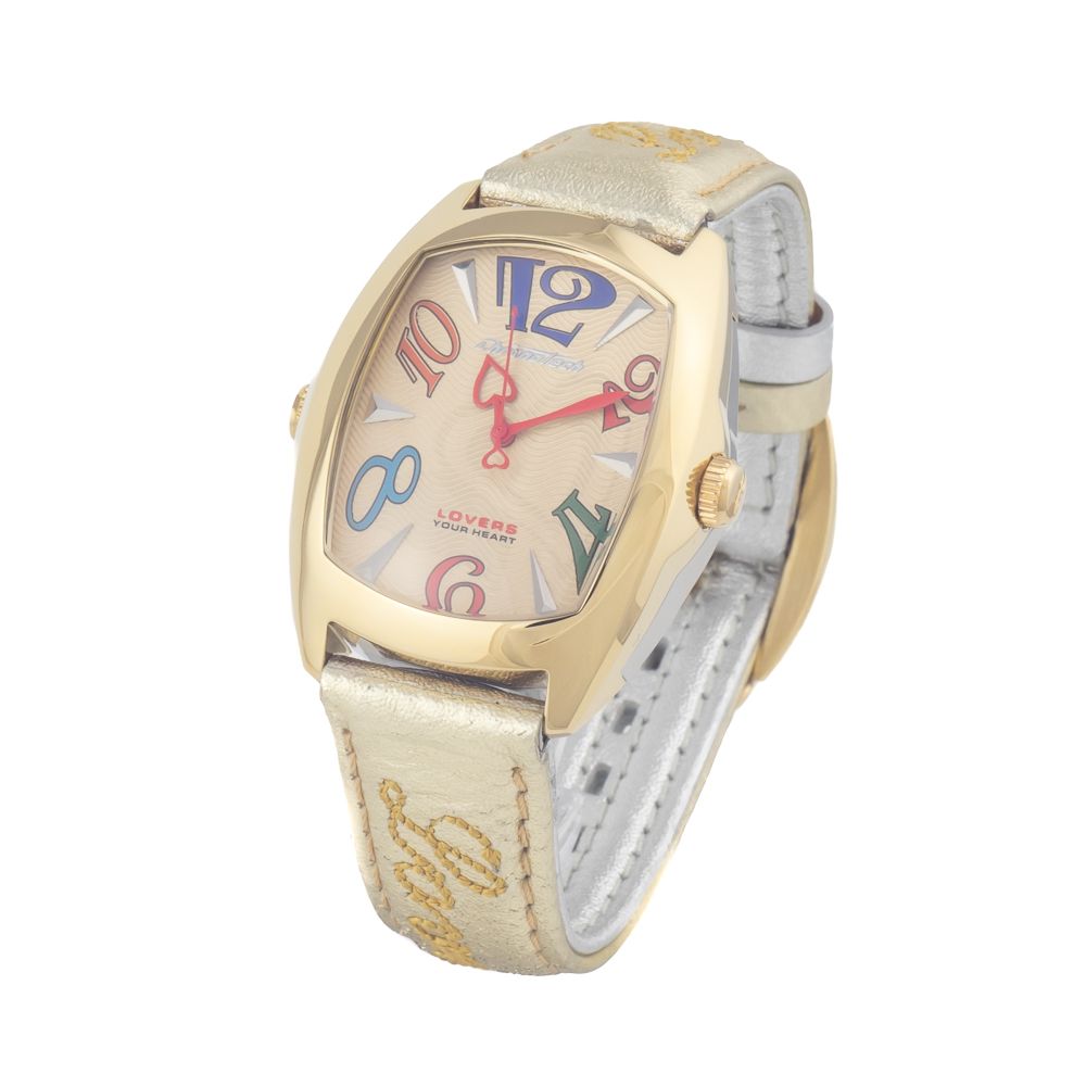 

Серебряные кожаные часы Chronotech, серебряный