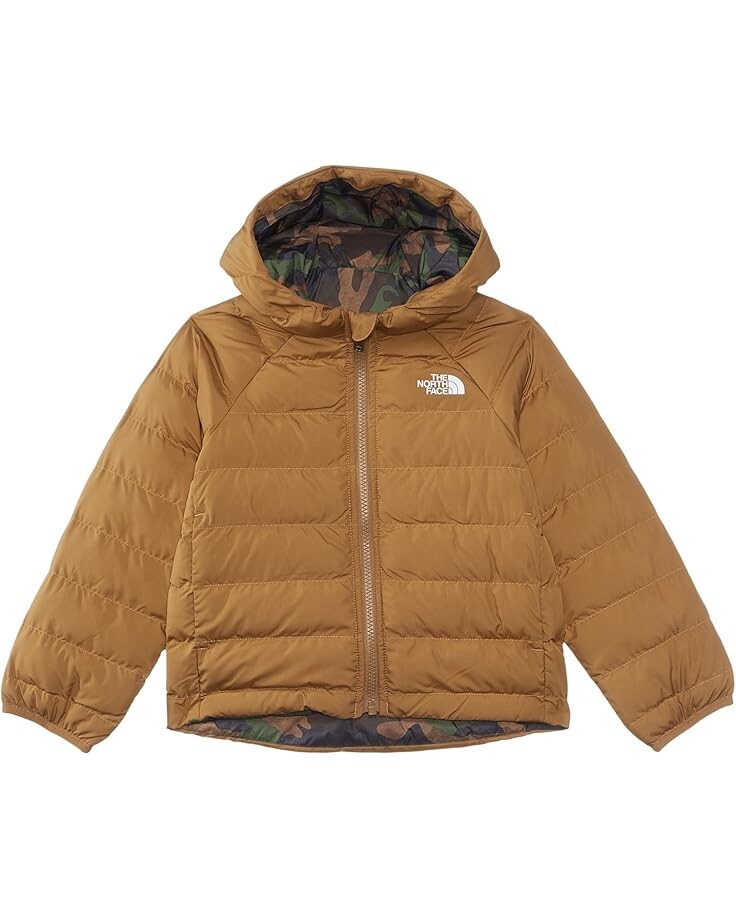 

Куртка The North Face Kids Reversible Perrito Hooded Jacket, цвет Utility Brown