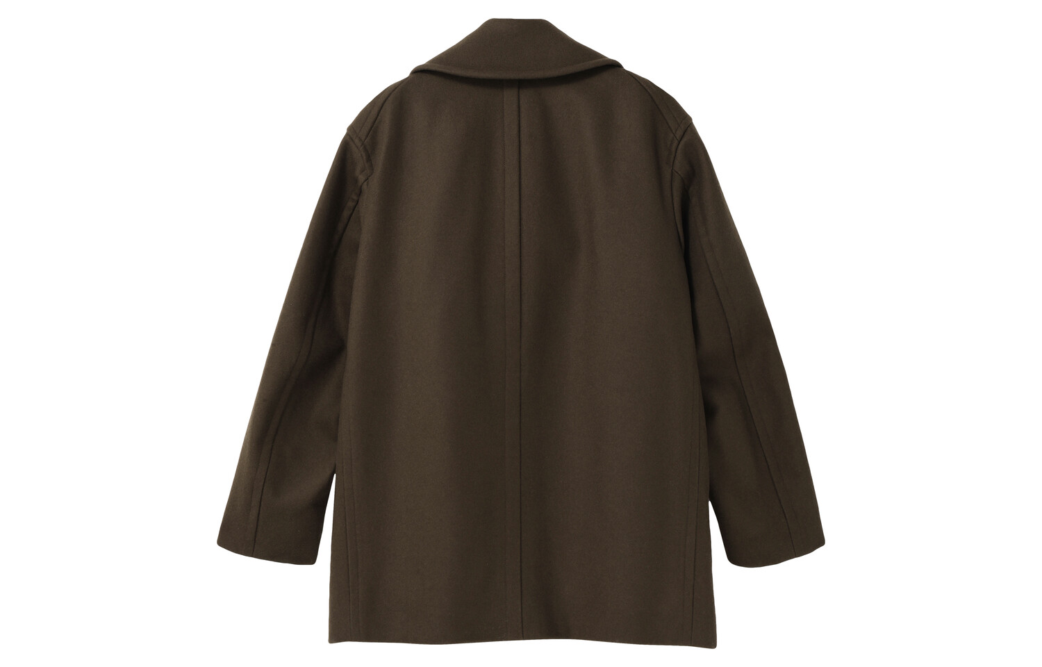 Пальто мужское Uniqlo +J Wool Blended Oversized, 56 оливковый — фото 2