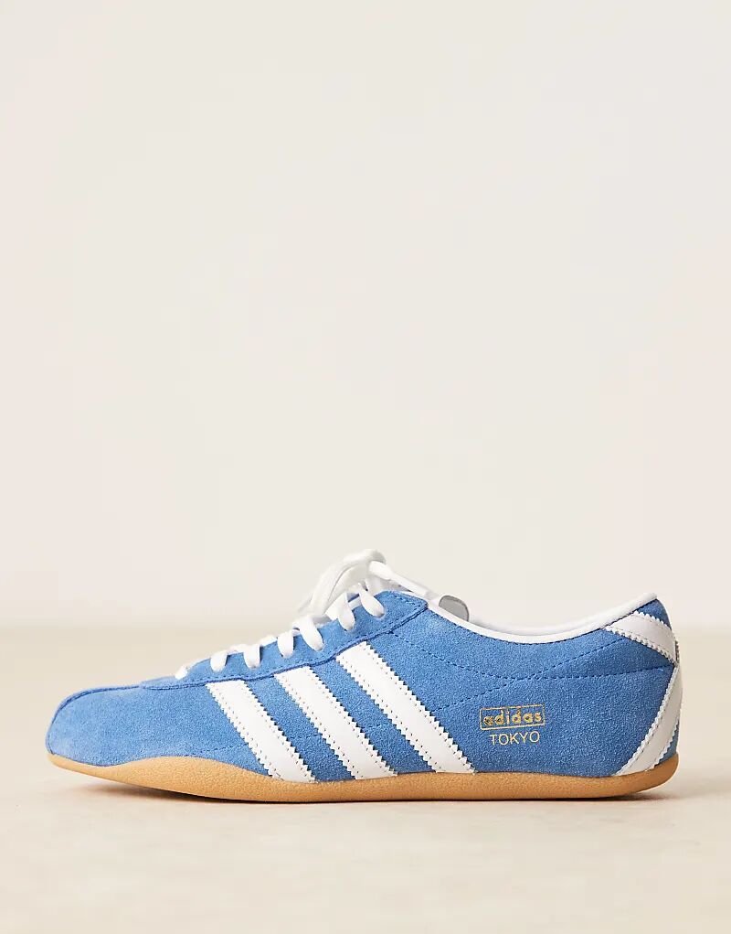 Кроссовки adidas Originals Tokyo синего и белого цвета — фото 4