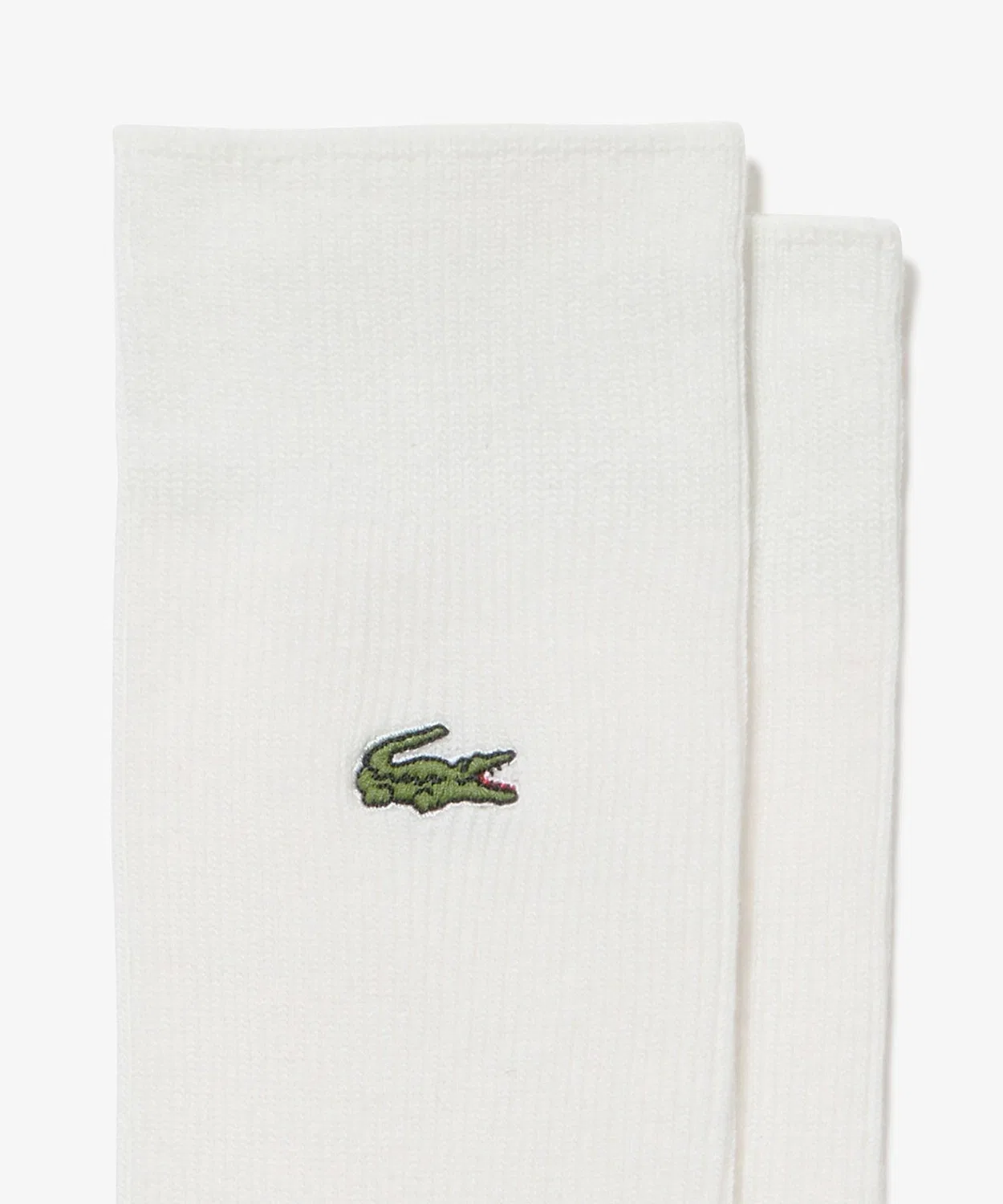 Носки 1×1 риб Крок эмблема белые — фото 2